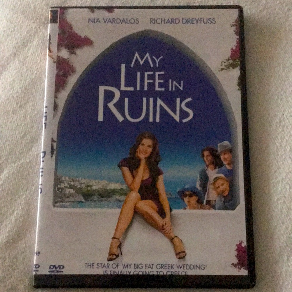 🍿 4/$20 My Life in Ruins DVD Nia Vardalos Richard Dreyfuss RomCom Movie